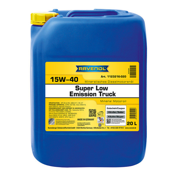 Super Low Emission Truck 15W-40